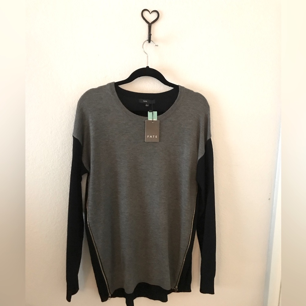Fate McKenzie Color Block Sweater